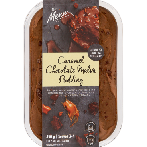The Menu Caramel Chocolate Malva Pudding Bake 450g
