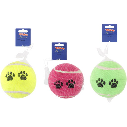 Petshop Jumbo Tennis Ball Dog Toy (Assorted Item - Supplied At Random)