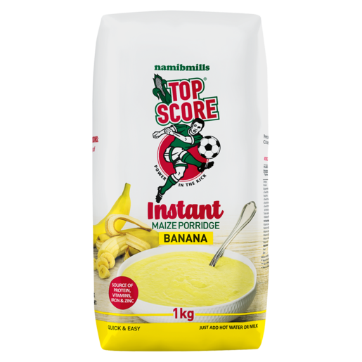 Top Score Banana Flavoured Instant Maize Porridge 1kg