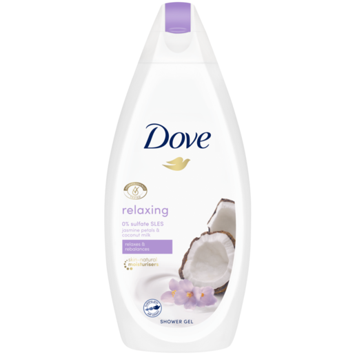 Dove Jasmine Petal and Coconut Milk Relaxing Shower Gel 500ml