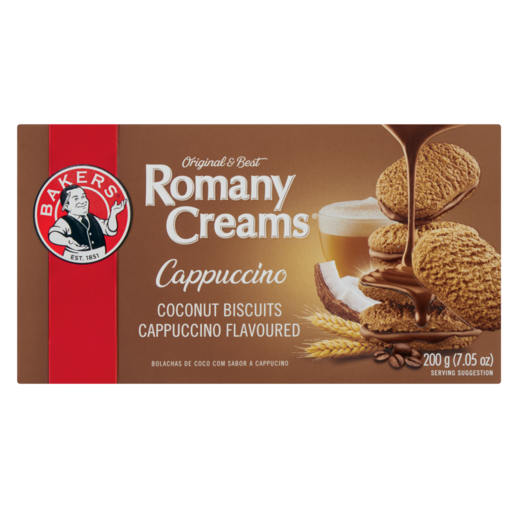 Bakers Romany Creams Cappuccino Flavoured Biscuits 200g