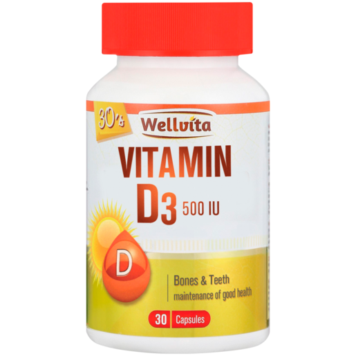 Wellvita Vitamin D3 30 Capsules