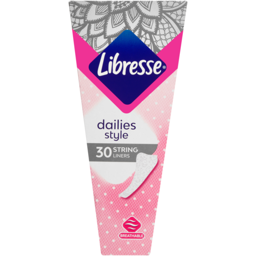 Libresse Dailies Style String Pantyliners 30 Pack