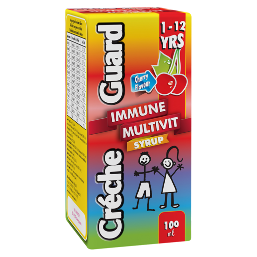 Créche Guard Cherry Flavoured Immune Multivitamin Syrup 100ml
