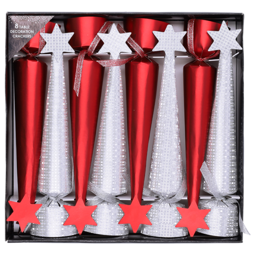 Cone Christmas Crackers 8 Piece (Assorted Item - Supplied At Random)