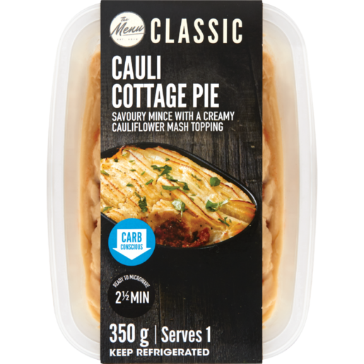 The Menu Cauli Cottage Pie Ready Meal 350g
