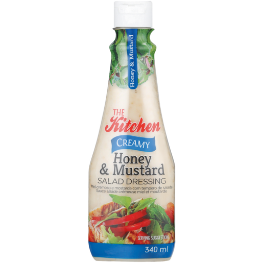 The Kitchen Creamy Honey & Mustard Salad Dressing 340ml
