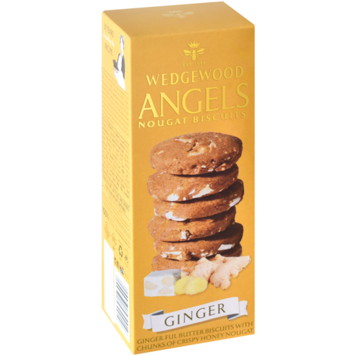 Wedgewood Angels Ginger Nougat Biscuits 150g