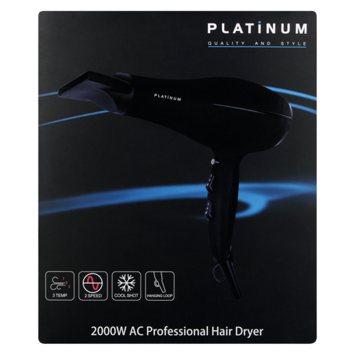 Platinum Professional Hair Dryer 2000W