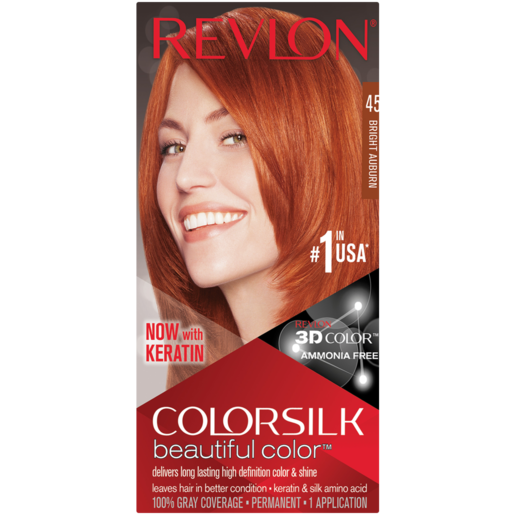 Revlon ColorSilk 45 Bright Auburn Hair Colour Set
