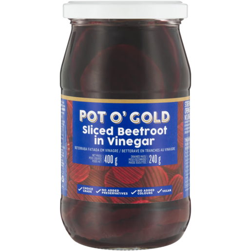 Pot O' Gold Sliced Beetroot in Vinegar 400g 