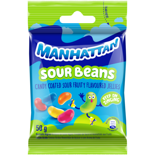 Manhattan Sour Beans 50g 