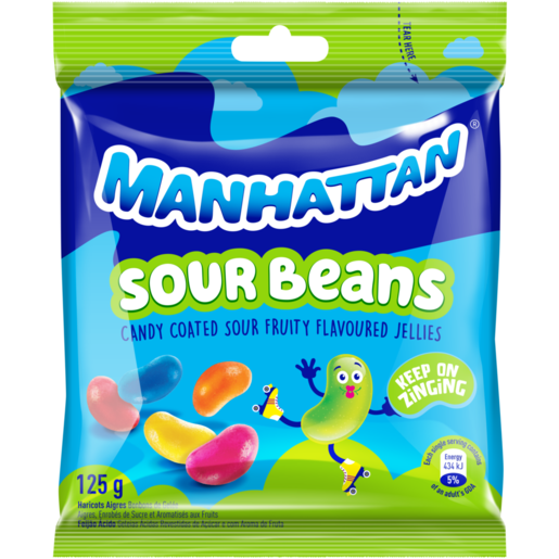 Manhattan Sour Beans 125g 