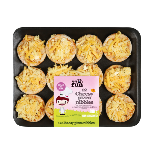 Mr Fun Cheesy Pizza Nibbles 12 Pack