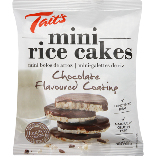Tait's Chocolate Rice Cakes 65g