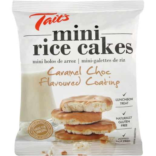 Tait's Caramel Choc Mini Rice Cakes 65g