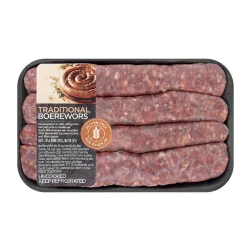 Traditional Thick Boerewors Per kg