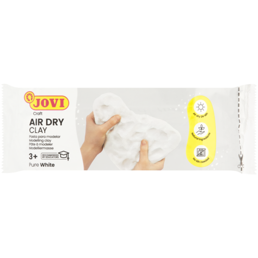 Jovi White Air Dry Modelling Clay 500g