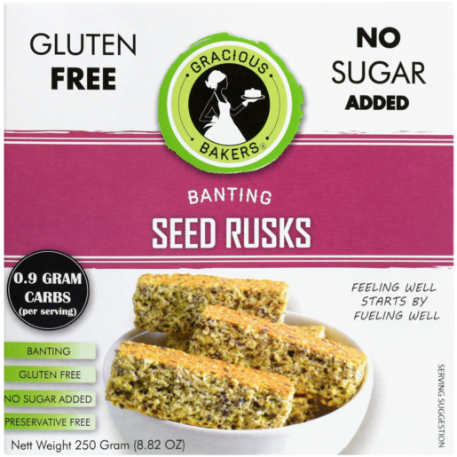 Gracious Bakers Seed Rusks 250g