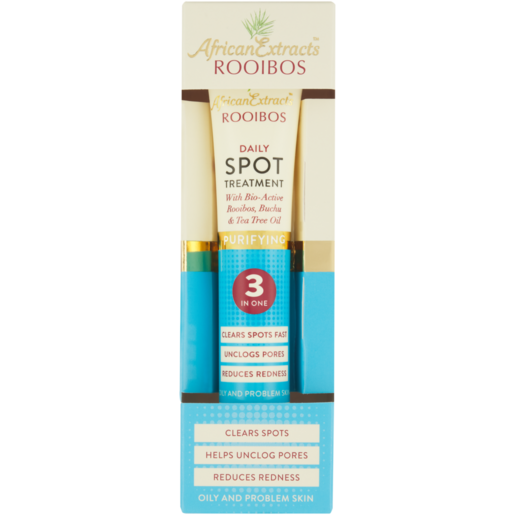 African Extracts Rooibos Purifying Daily Spot Treatment Cream 15ml 