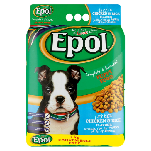 Epol Lekker Chicken & Rice Flavoured Puppy Food 7kg
