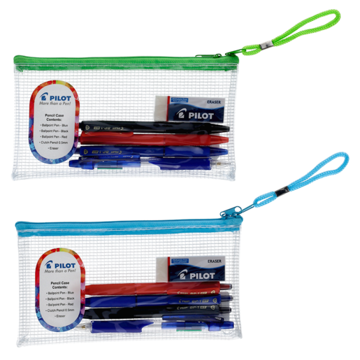 Pilot Pencil Bag With Content (Colour May Vary)