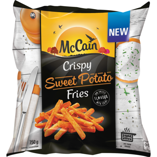 McCain Frozen Crispy Sweet Potato Fries 750g