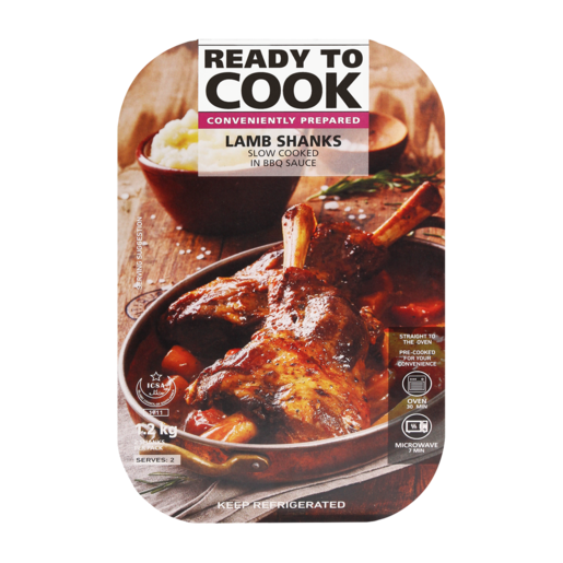 Ready To Cook Lamb Shanks 1.2kg