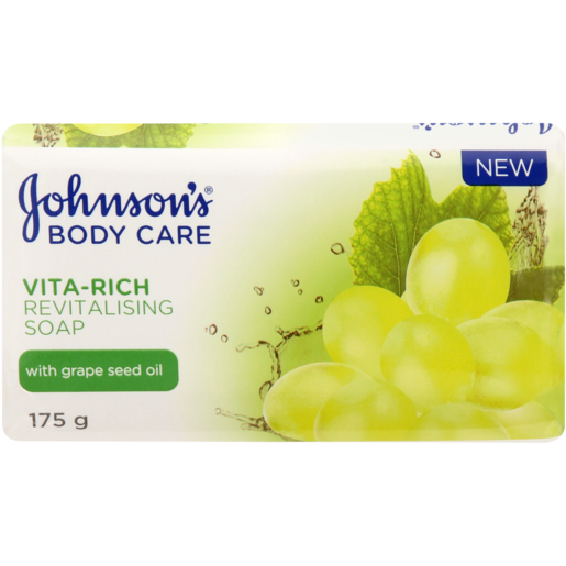 Johnson's Vita-Rich Grape Seed Replenishing Soap 175g