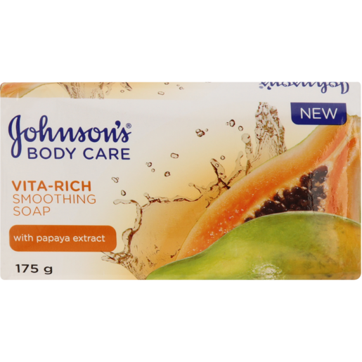 Johnson's Vita-Rich Papaya Replenishing Soap 175g