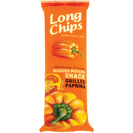 Long Chips Grilled Paprika Mashed Potato Snack 75g