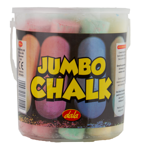 Teddy Assorted Jumbo Chalk 12 Pack