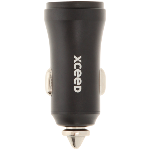 Xceed Black Dual USB Car Charger
