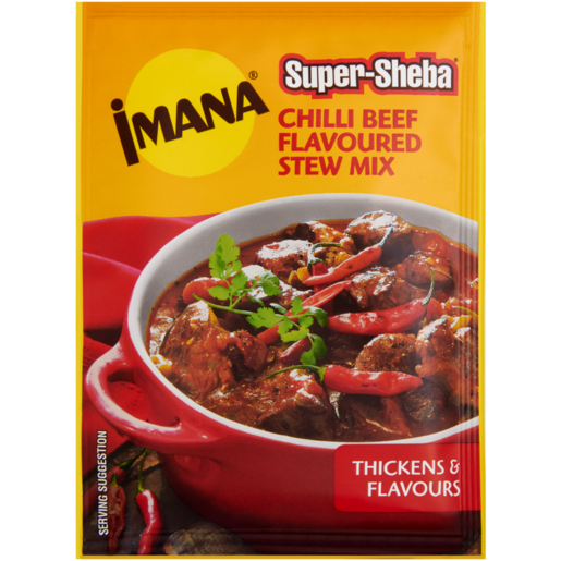 Imana Super-Sheba Chilli Beef Flavoured Stew Mix 50g 