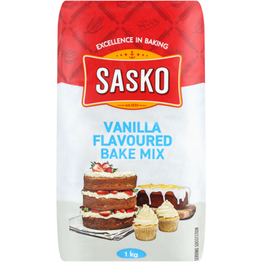 SASKO Vanilla Flavoured Bake Mix 1kg