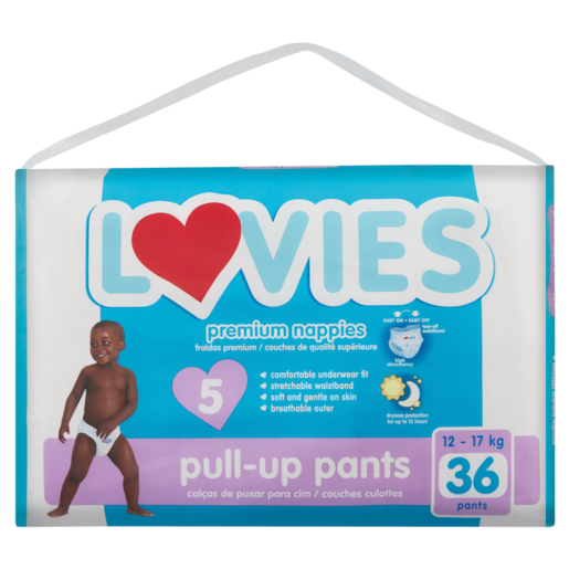 Lovies Premium Size 5 Pull-Up Pants 36 Pack