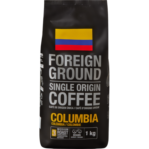 Foreign Ground Single Origin Colombia Coffee Beans 1kg