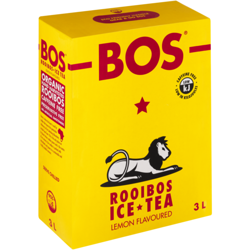 BOS Lemon Flavoured Ice Tea Box 3L