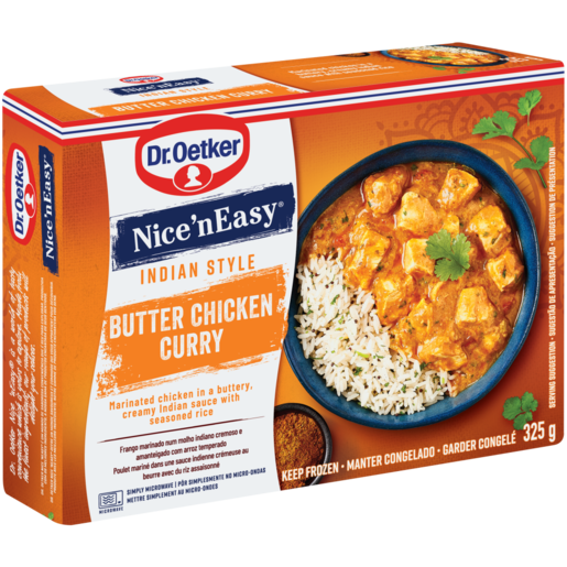 Dr. Oetker Frozen Nice ‘n Easy Indian Style Butter Chicken Curry 325g