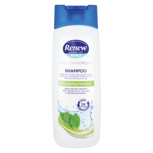 Renew Anti-Dandruff Energising Menthol Shampoo 400ml