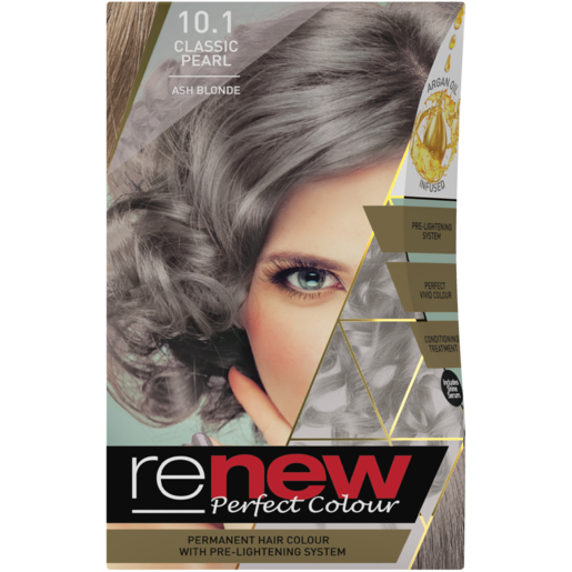 Renew Perfect Colour 10.1 Pearl Ash Blonde Permanent Hair Colour