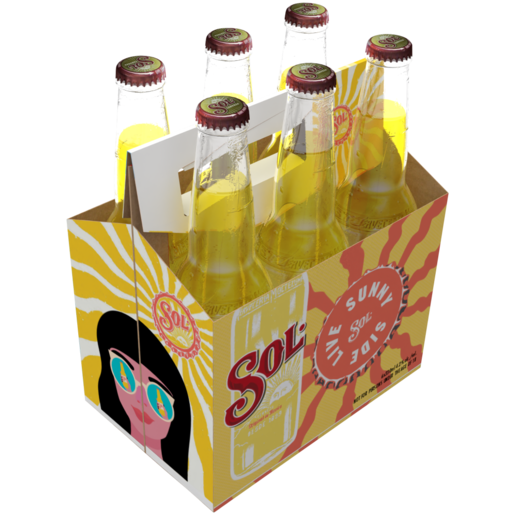 Sol Cerveza Limited Edition Beer Bottles 6 x 330ml