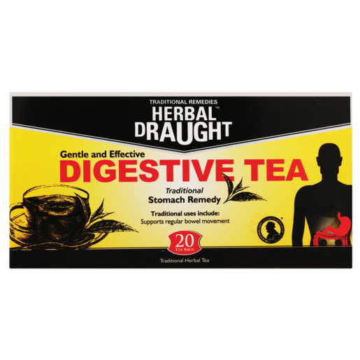 Herbal Draught Digestive Tea Bags 20 Pack