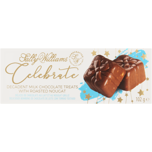 Sally Williams Decadent Milk Chocolate Treats With Roasted Nougat 102g