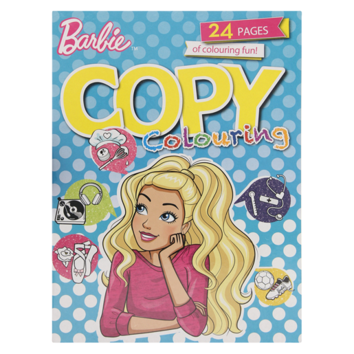 Barbie Copy Colour Book 24 Page