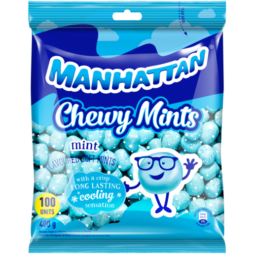 Manhattan Mint Flavoured Chewy Mints 400g 
