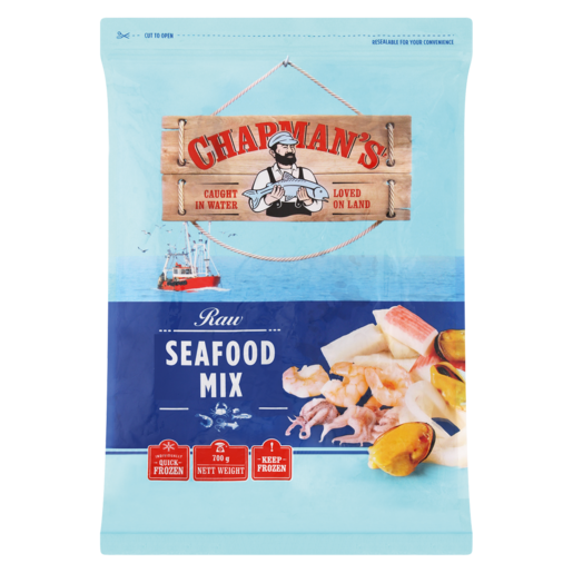 Chapman's Frozen Raw Seafood Mix 700g