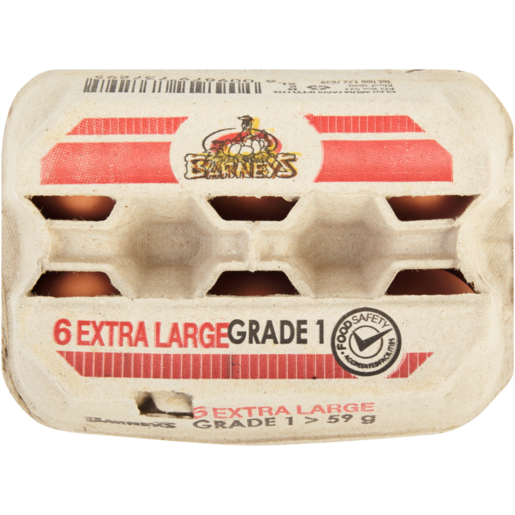 Barney's Eggs X-Large 6 Pack