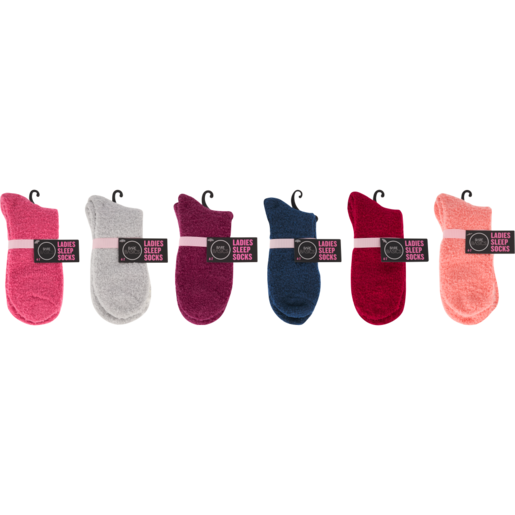 Bare Basics Ladies Sleep Socks With Cuff (Assorted Item - Supplied At Random)