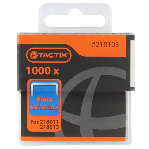 Tactix Heavy Duty Staple 8mm 1000 Piece